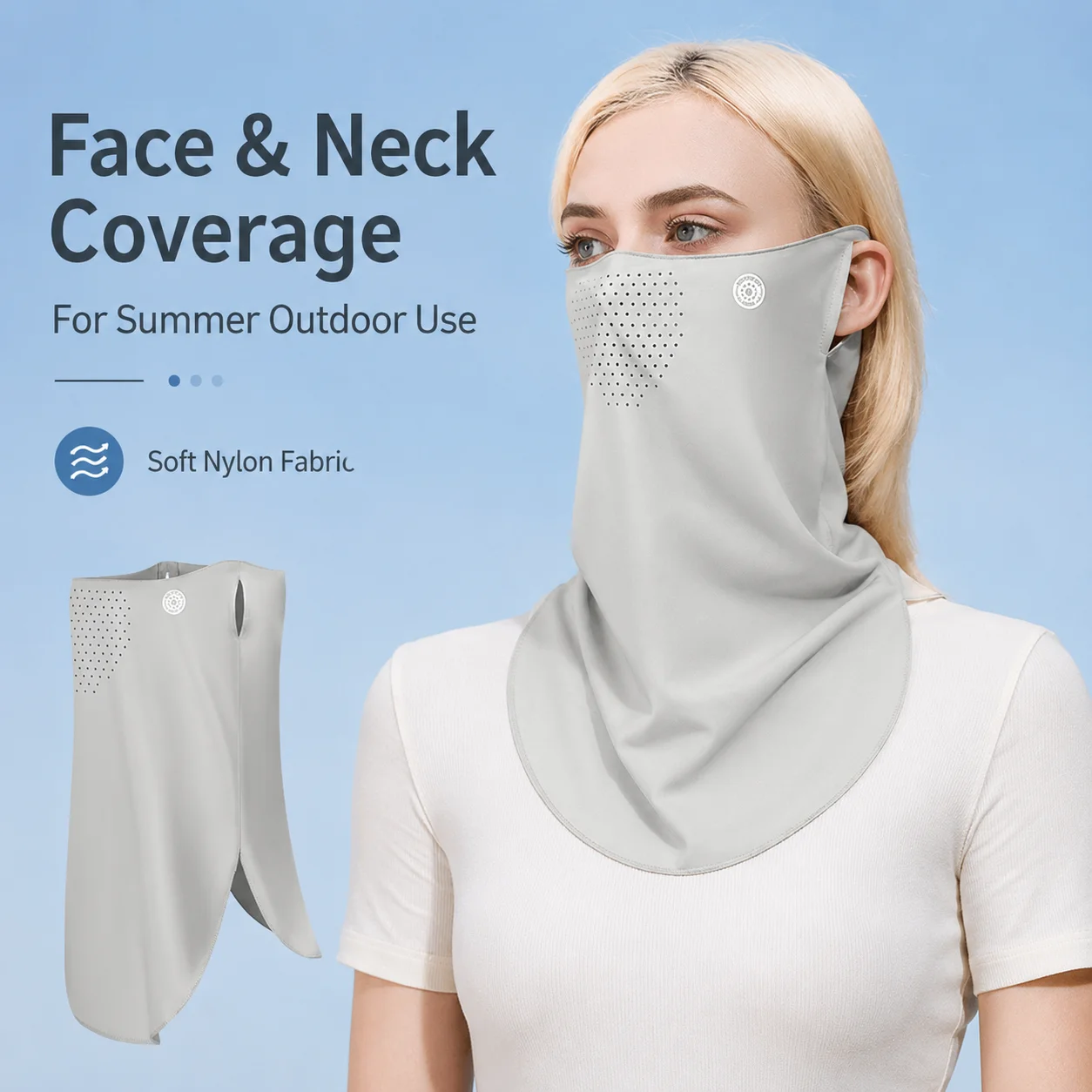 Nylon Sun Face Cover Breathabl - Cycling Loop recension och pris