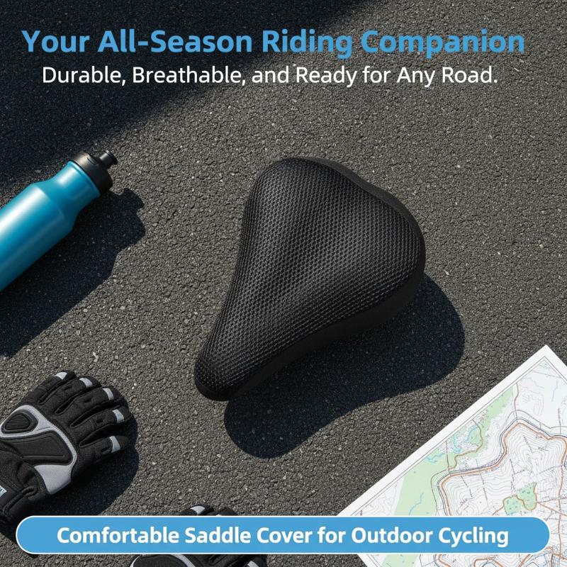 1Pcs 3D Soft Bicycle Seat Cush - Commuting With Road Bike recension och pris