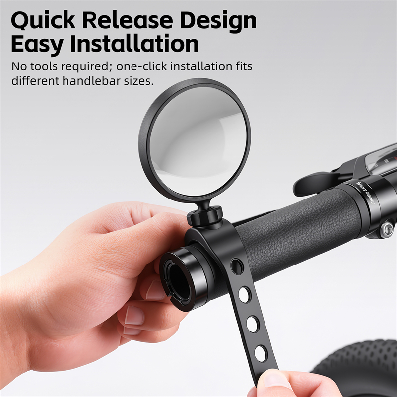 WEST BIKING HD Wide Angle Bike - Mirror Handlebar Convex recension och pris