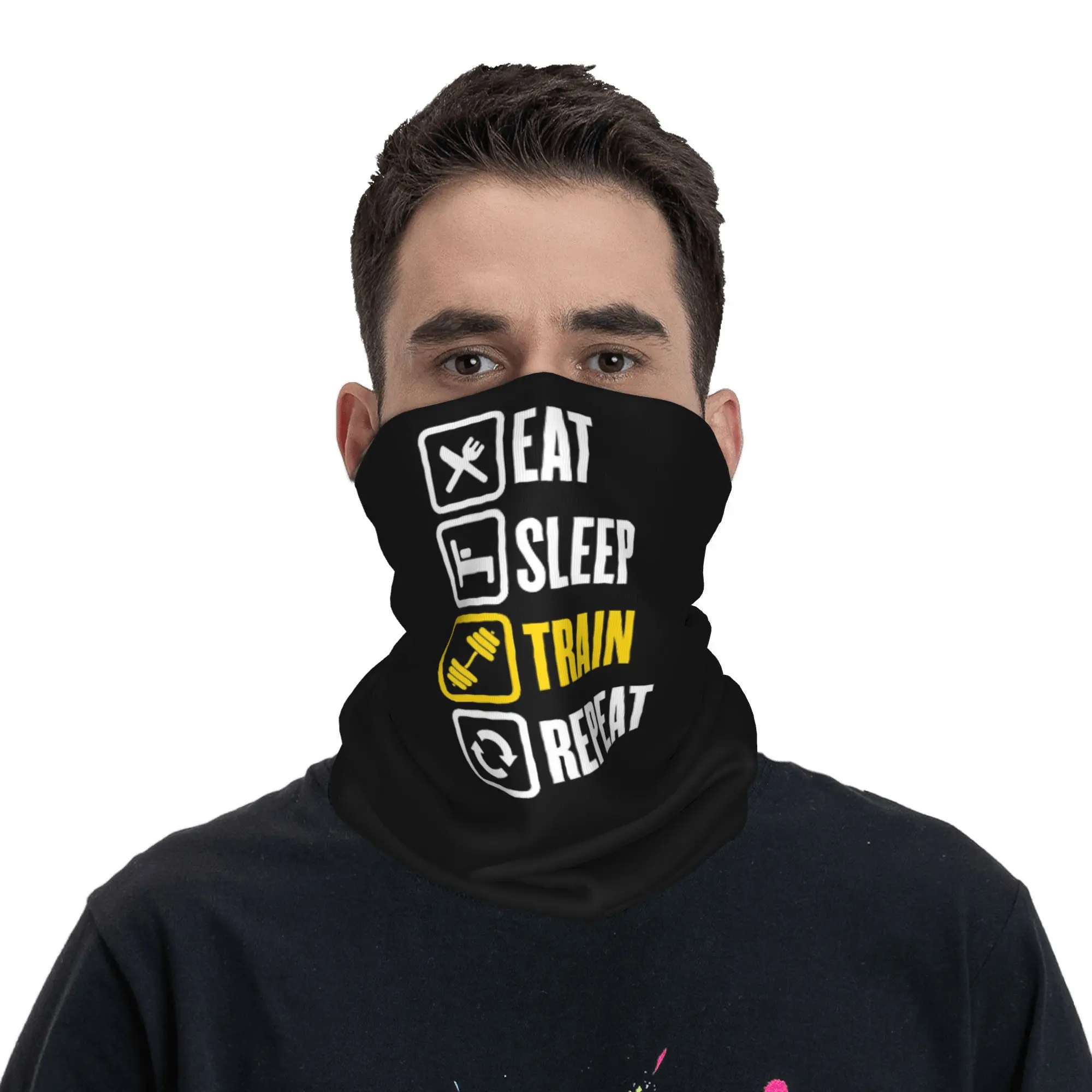 Eat Sleep Train Repeat Gym Mot - Cycling Quote recension och pris