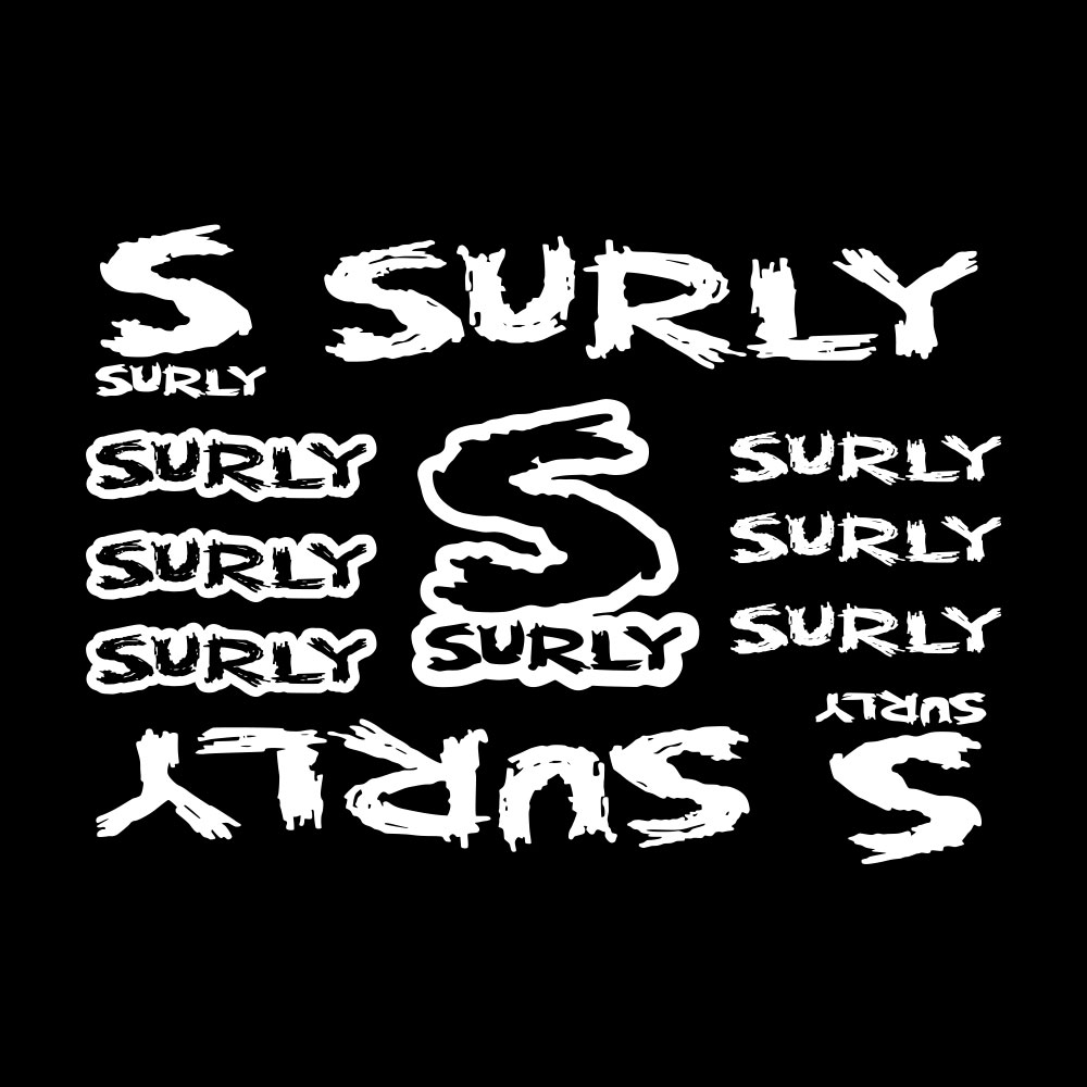 11Pcs Surly Bicycle Frame Stic - Cycling Quote recension och pris