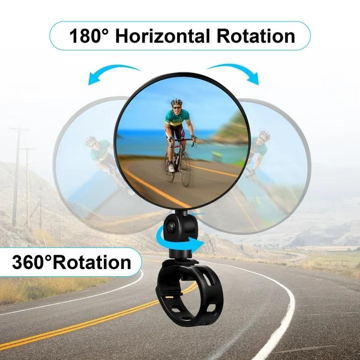 1PC/2PCS Electric Car Rearview - Mirror Handlebar Convex recension och pris